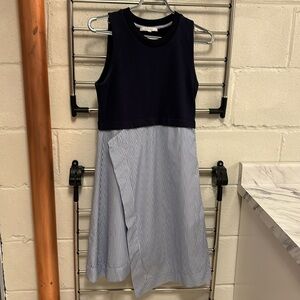 💕 Carven navy striped dress